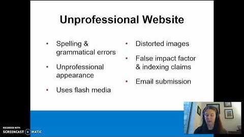 How to Spot a Predatory Journal