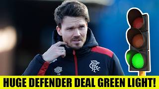 HUGE Rangers Defender Deal As Green Light Emerges!