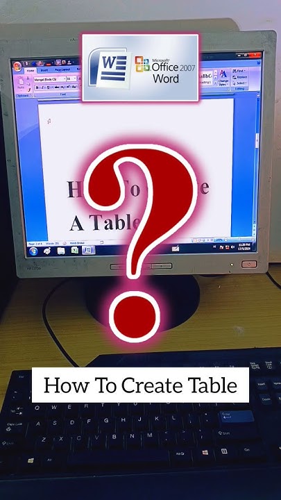 How To Create A Table In MS Word 2007 In Hindi MS Word Me Table Kese how-to-create-a-table-in-ms-word-2007-in-hindi-ms-word-me-table-kese