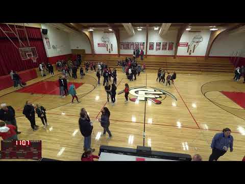 Cambria-Friesland High School vs Fall River High School Mens Varsity Basketball