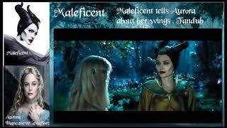(Maleficent) Maleficent tells Aurora about her wings (Fandub - Maleficent off)