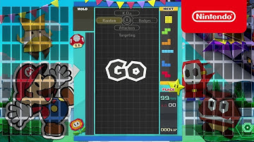 TETRIS® 99 x Paper Mario: The Origami King - Scheur de concurrentie aan stukken! (Nintendo Switch)