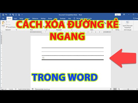 #1 Cách xóa đường kẻ ngang trong word Mới Nhất