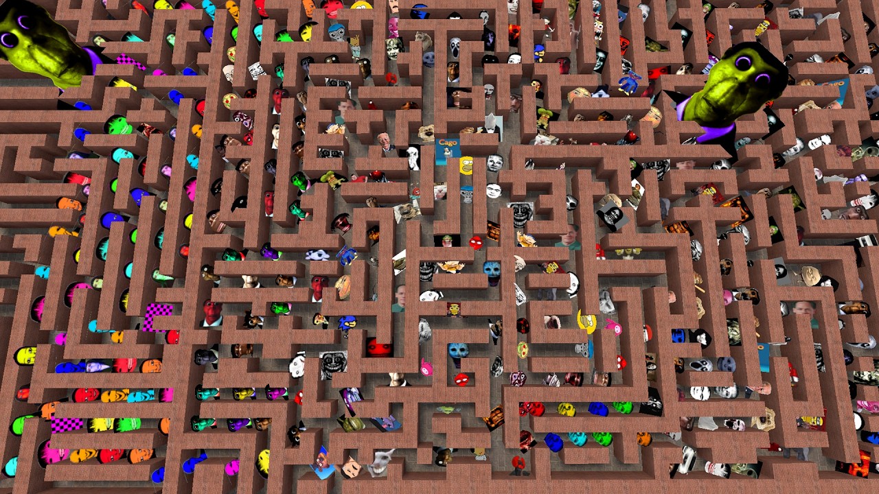 I Destroy  Very very Much Nico Nextbots and Nextbots in the Maze | Garry's Mod