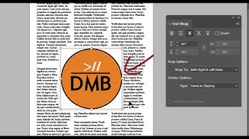 Adobe InDesign Basics - Wrap text around an Object (Image)