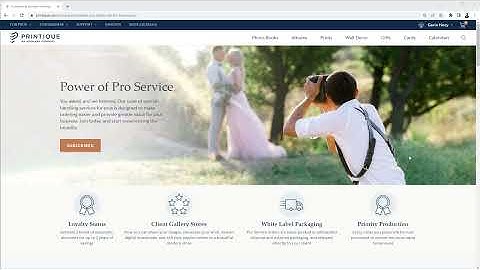 Printique Client Gallery Setup with Professional Photographer Gavin Hoey