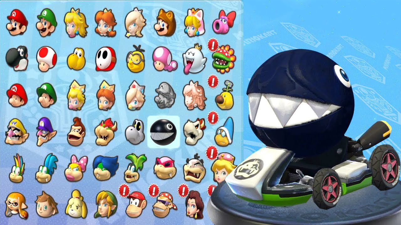 [ Mario Kart 8 Deluxe] Chain Chomp appears in Leaf Cup | Best Racing ...