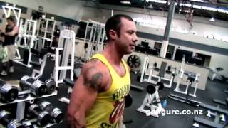 Matt Clark, Physique Athlete training May 2012