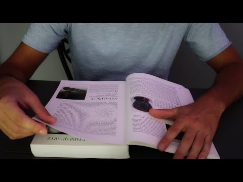 Book of Crystals | Reading Crystal Meanings (ASMR)