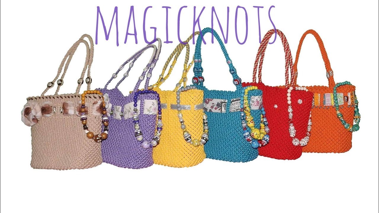 Macrame Bag 2017. / Macrame Magic Knots YouTube
