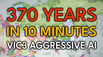 High Aggression - Victoria 3 v1.11 - AI Only Timelapse [4K]