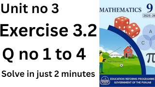 Class 9 maths chapter 3 ex 3.2 | Class 9 maths chapter 3.2 English medium | exercise 3.2