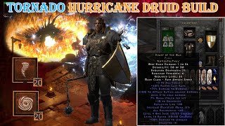 Diablo II Resurrected - Tornado Hurricane Druid (163% Faster Cast Rate)Build