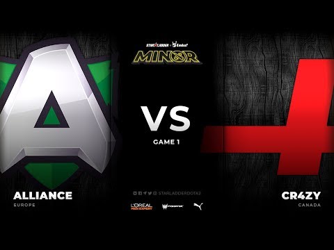 [EN] Alliance vs CR4ZY, Game 1, StarLadder ImbaTV Dota 2 Minor Season 3