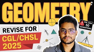 Geometry: SSC CGL 2024 All Questions & Revision by Rohit Tripathi | M.Imp for SSC 2025 Exams