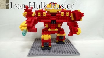 Iron Hulk Buster speed build mode 1 0f 4 - mini block,nano block [Polo