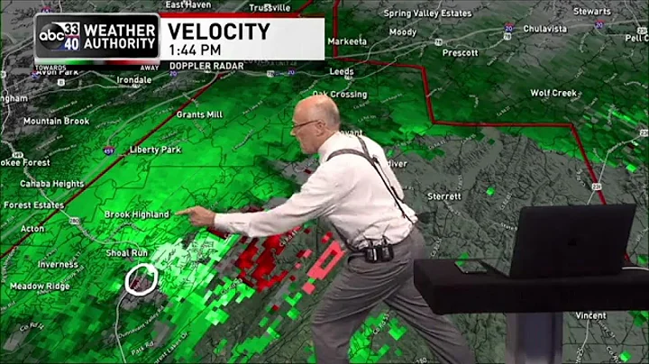 Meteorologist Texts Wife While Live Reporting on T...