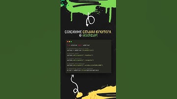 Основные опции браузера в Selenium #automation #python #selenium #qa #aqa #тестирование