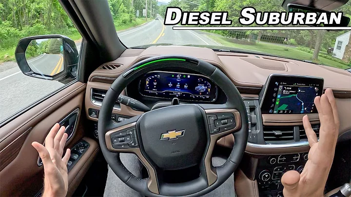 2024 Chevrolet Suburban Diesel High Country - Road Trip Range King (POV Binaural Audio)