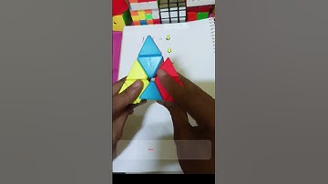 how to solve Pyramid cube 🧐#shorts #magic #puzzle #viral #puzzlewithsaurav