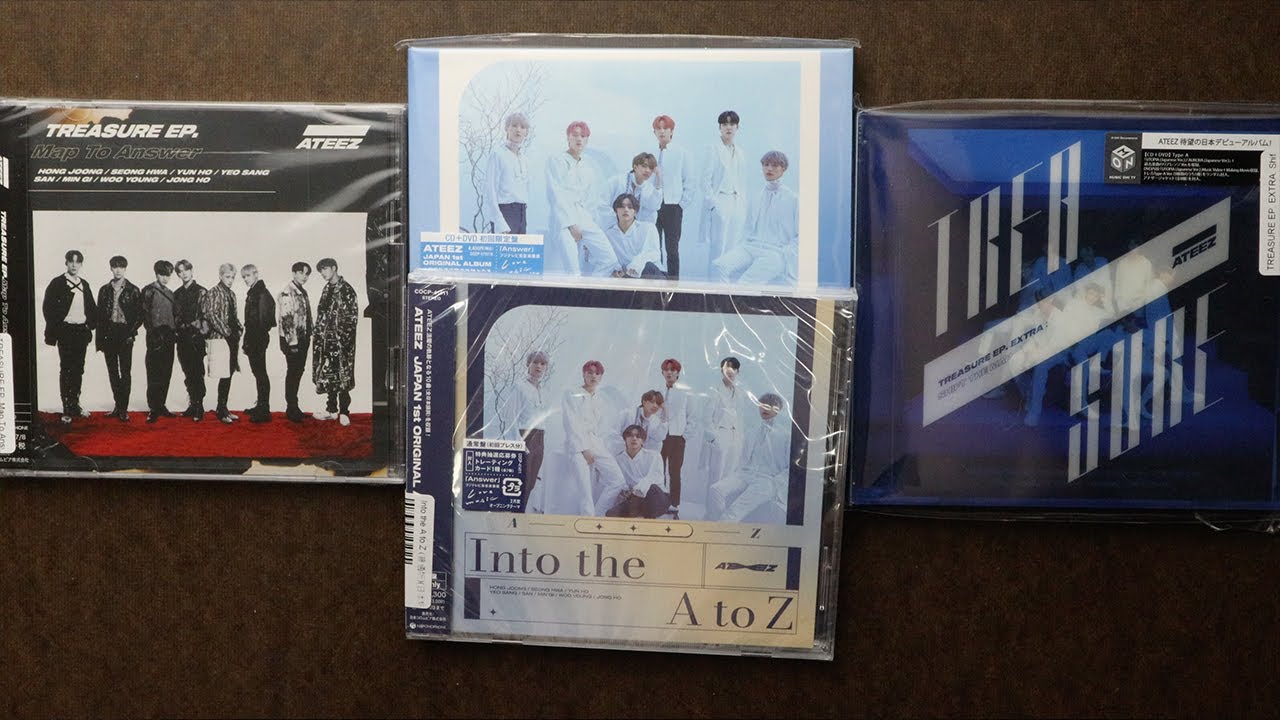 Unboxing | Ateez Japanese Albums - YouTube