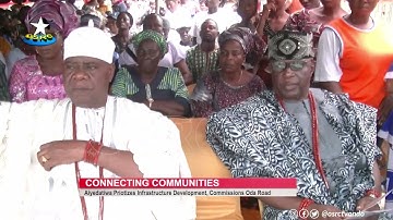 Aiyedatiwa Commissions Reconstructed Oda Road, Reaffirms Commitment to Infrastructure Development