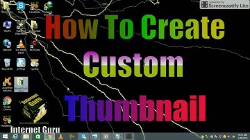 How To Create Free Custom Thumbnail Easy For YouTube Videos 2016 2017