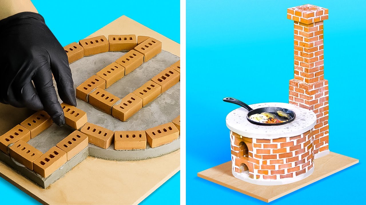 Fantastic Crafts You Can Make From Little Bricks || DIY Miniature House ...