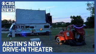 Austin drive-in theater reopens at new location