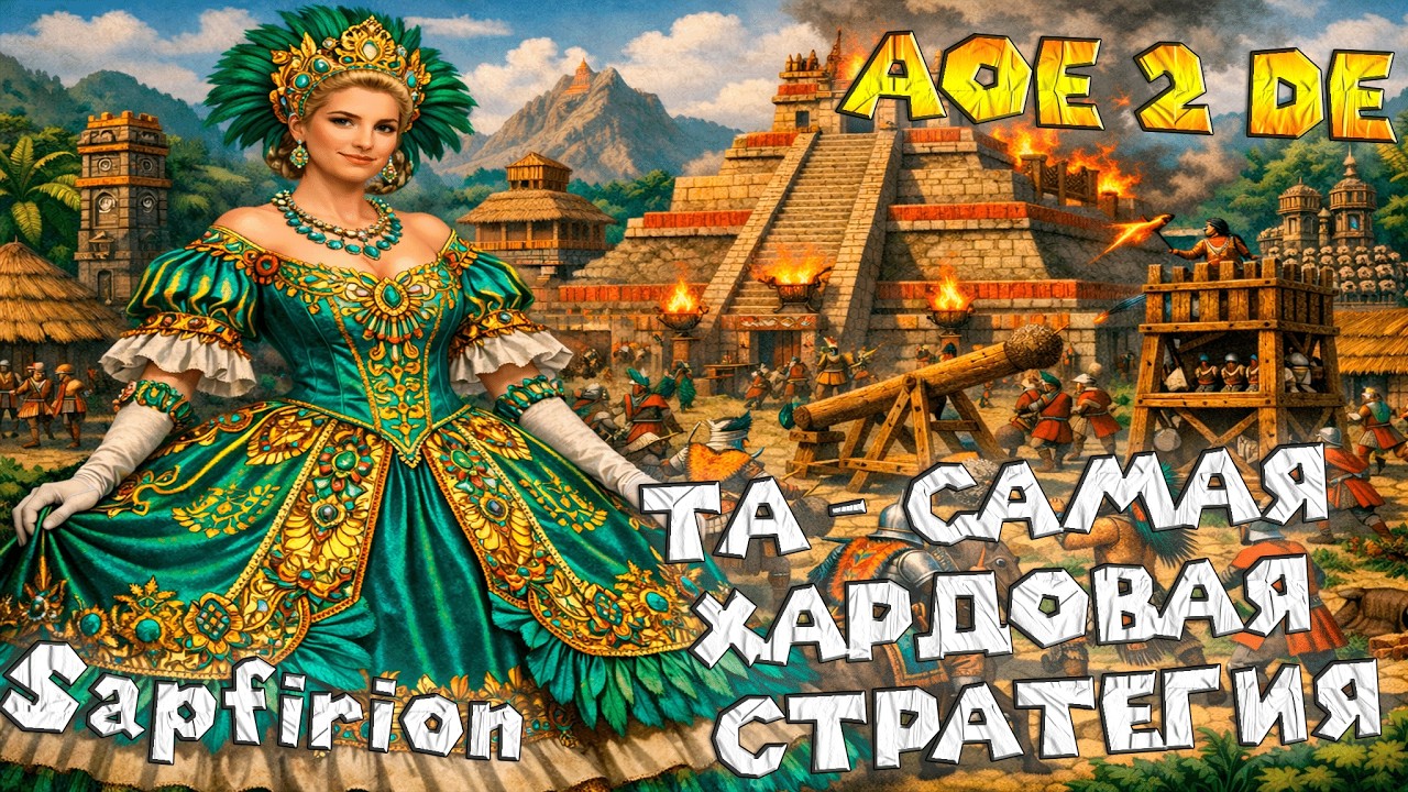 САМАЯ ЛУЧШАЯ СТРАТЕГИЯ! - AgeOfEmpires2 DE  x1 - Стрим 2 Королевское Комментирование!