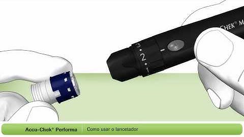 Como fazer um teste de glicemia no Accu-Chek Performa