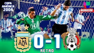La ÚLTIMA vez que MÉXICO le ganó a ARGENTINA  Copa América 2004  Fase de grupos