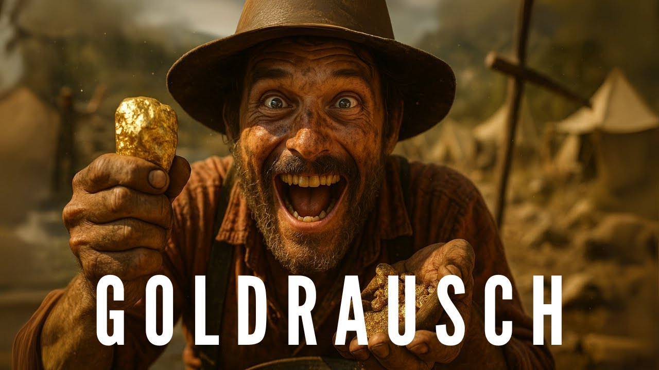 Die gesamte Geschichte des Goldrausches - Hörbuch zum Einschlafen