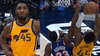 Donovan Mitchell on Offensive Rebound over Mitchell Robinson, Postgame Interview