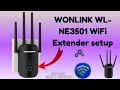 WONLINK WL-NE3501 WiFi Extender Setup | Step-by-Step Browser Configuration Guide