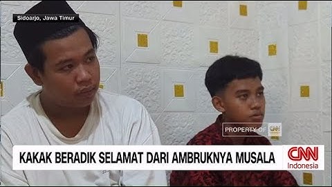 Kisah Kakak-Beradik Selamat dari Ambruknya Ponpes Al Khoziny
