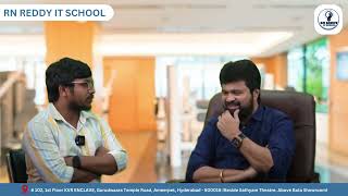 Sai Kumar Reply about Super 30 batch to Rn Reddy It School Dot net Course in Hyderabad