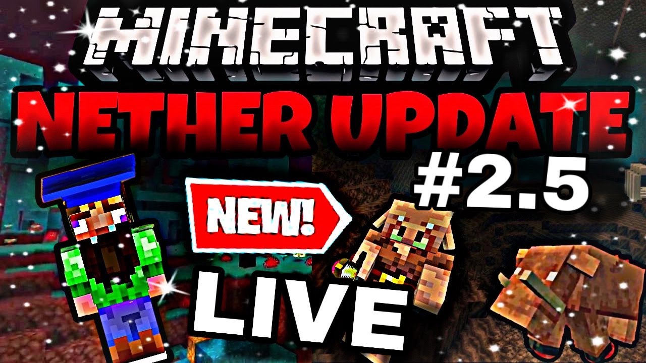 NEW MINECRAFT NETHER UPDATE #2.5 - YouTube