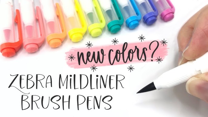 Zebra Mildliner Highlighter 5 Color Set – Yoseka Stationery