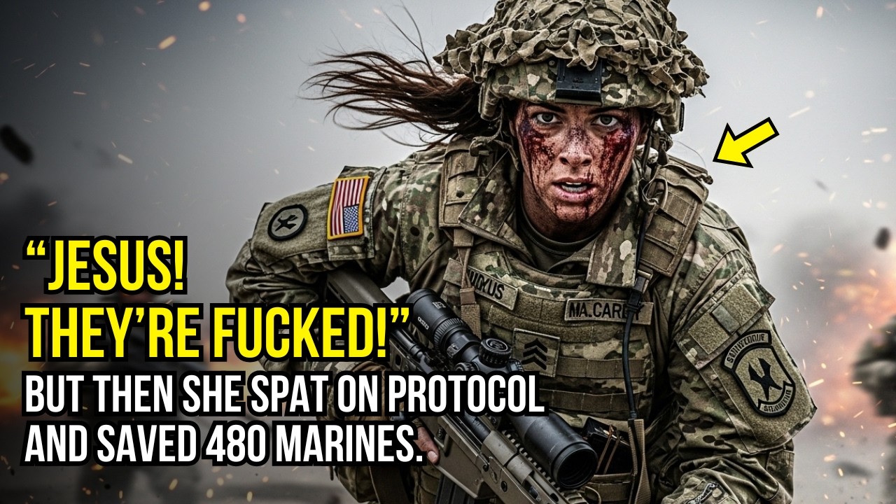480 Marines Left for Dead — A Female Sniper Ignored Protocol and Saved the Battalion