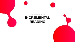 What is The Essence Of Incremental Reading