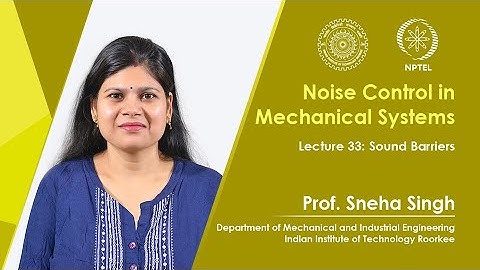 Lecture 33 : Sound barriers