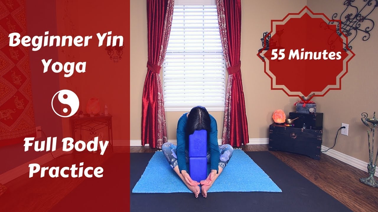 Beginner Yin Yoga Full Body Practice | Full Sequence {55 mins} meditation for anxiety