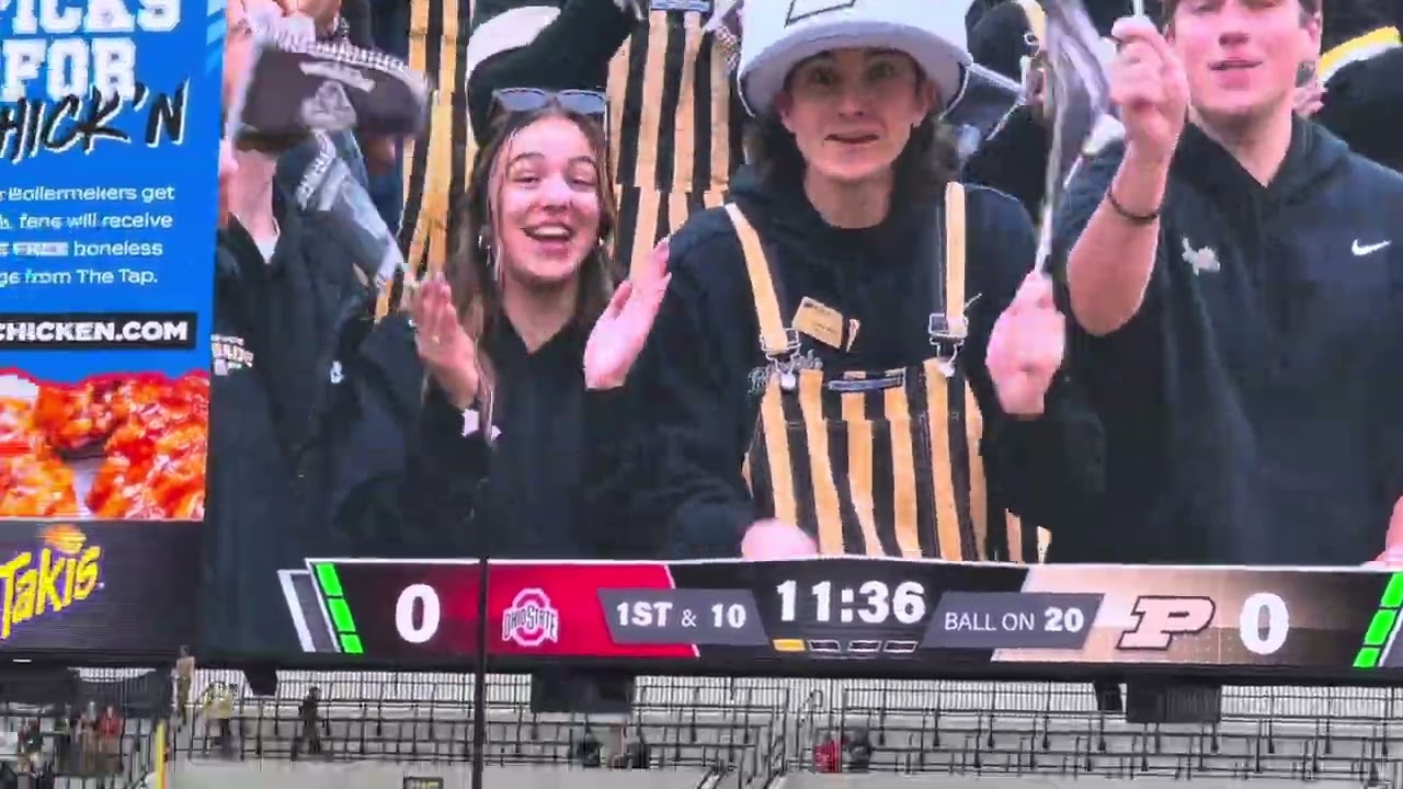 Purdue pre game band show against Ohio State-11/8/25