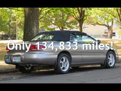 1998-chrysler-sebring-jxi-convertible,-leather,-low-miles,-or-car!-for-sale-in-portland,-or