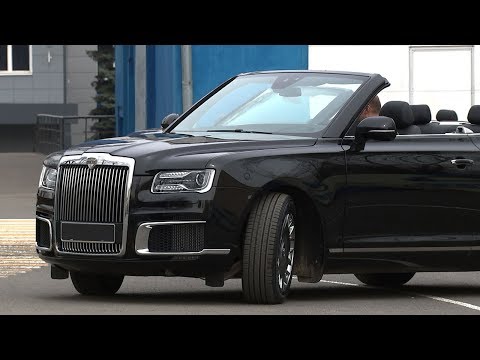 Испытание Aurus на ходу:  главное об уникальном парадном кабриолете