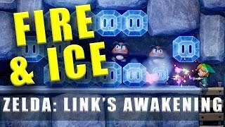 The Legend of Zelda Link's Awakening Switch Ice Blocks and Turtle Rock fire