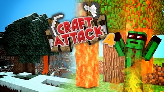 MEGA OP LAVA FALLE IN BAUM VERSTECKT | CRAFT ATTACK SEASON 4