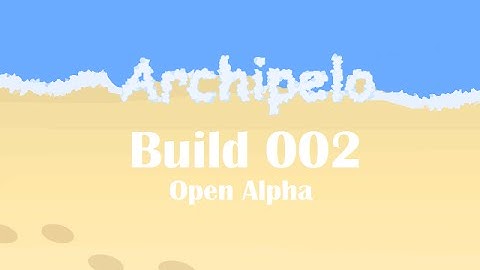 Archipelo DevLog - Build 002 (Open Alpha) (Java 2D MMORPG)
