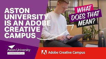 Aston University is an Adobe Creative Campus